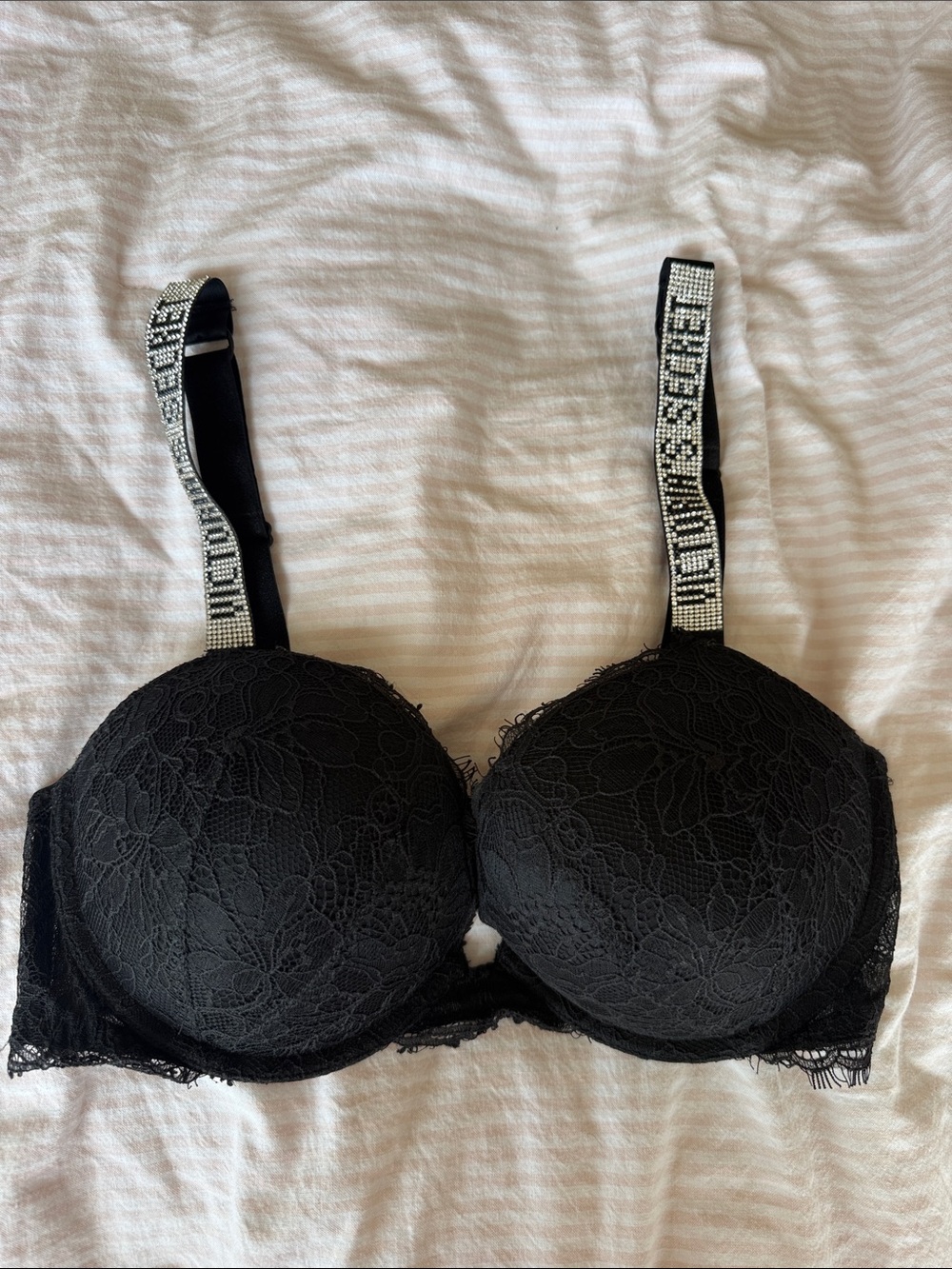 Victoria’s secret Shine strap push up bra black